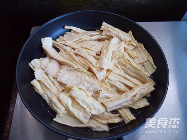 葱油支竹的做法