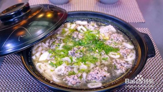梅干菜肉丸竹荪汤