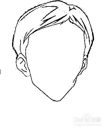 简笔画-如何画Q版人物幸村俊夫的简笔画