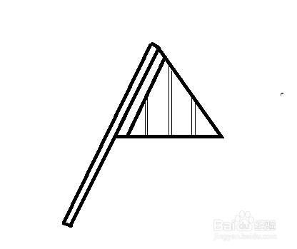 简笔画-小旗子的简笔画如何画