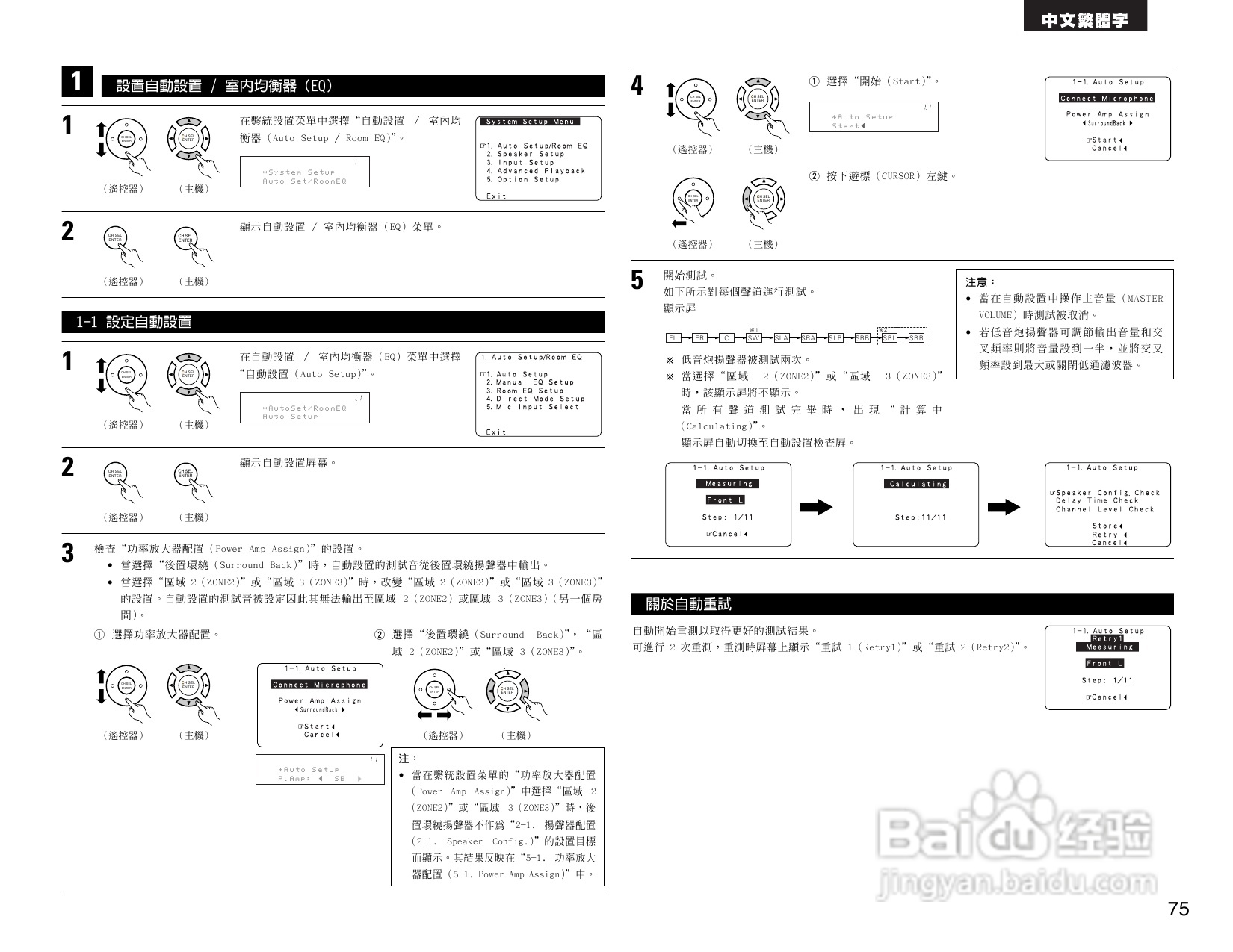 DENON AVR-3805收音环绕扩音机操作说明书:[4]