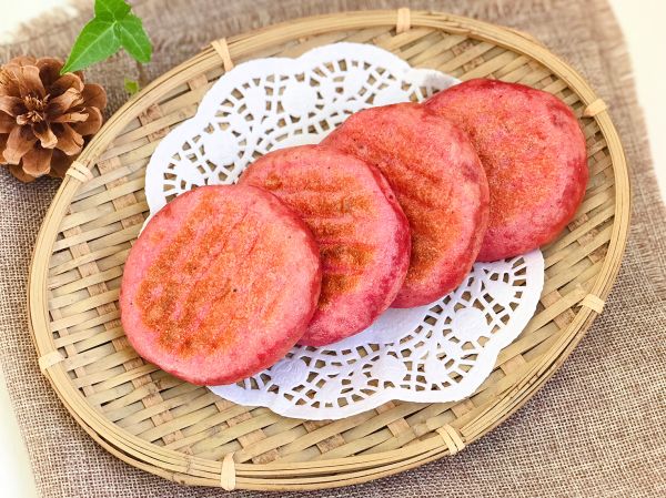 火龙果红豆馅饼