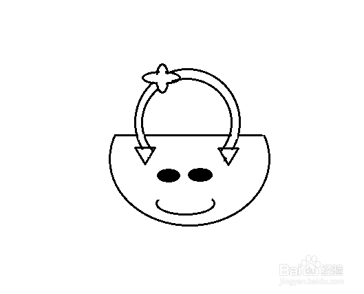 如何画手提包的简笔画
