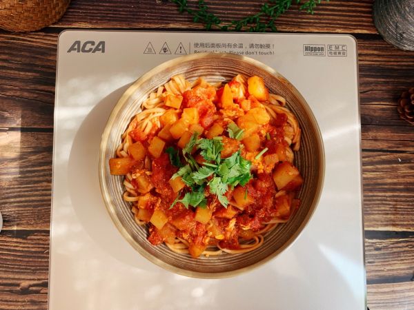 番茄土豆浓汤面