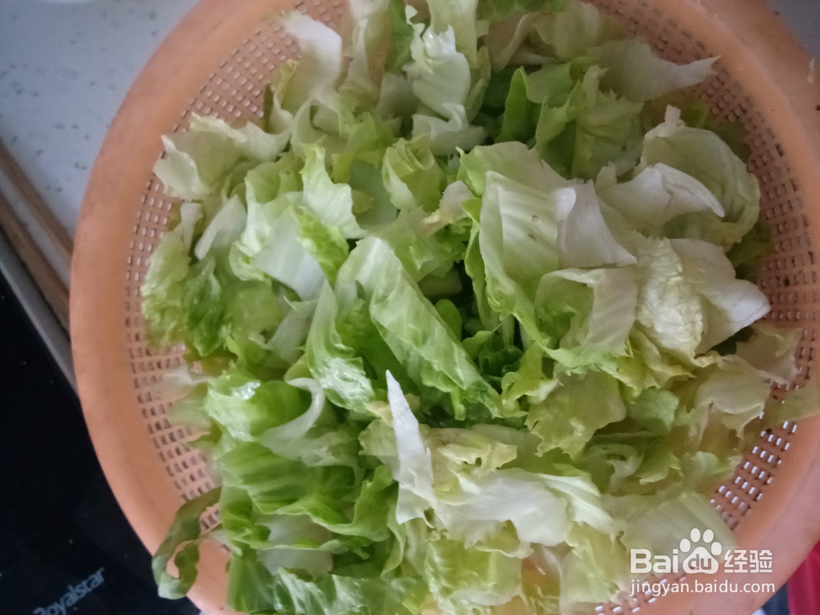 大葱鸡蛋酱炒生菜