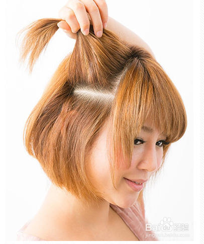 短发编发甜美编发更接地气儿