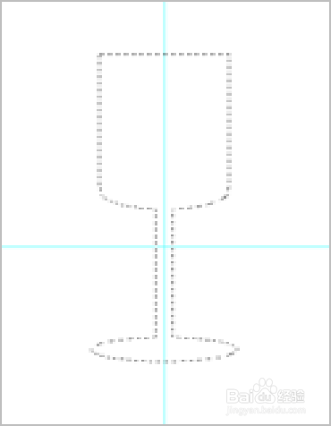 PS如何画高脚杯?
