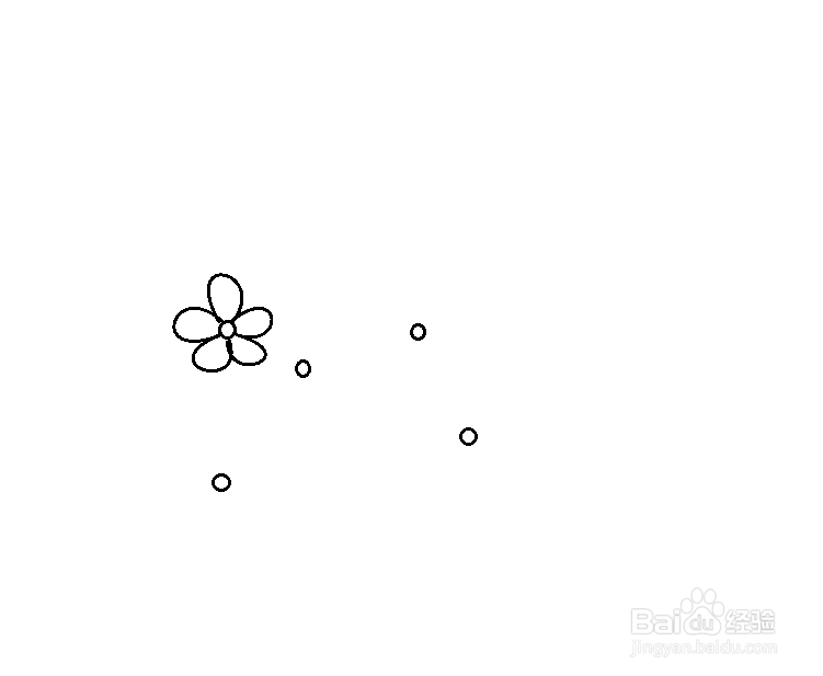 蝴蝶和花朵怎么画