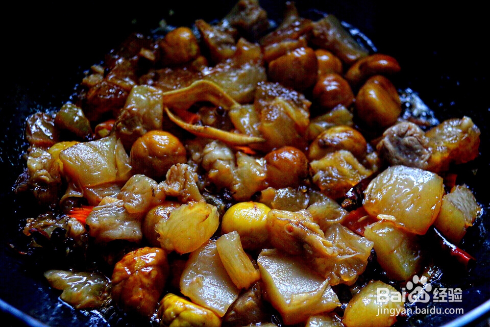 孩子爱吃的红烧板栗牛筋