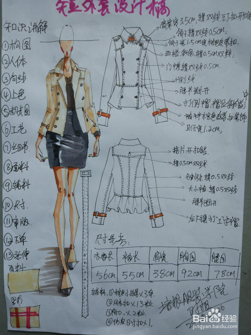 服装设计教程效果图绘制流程