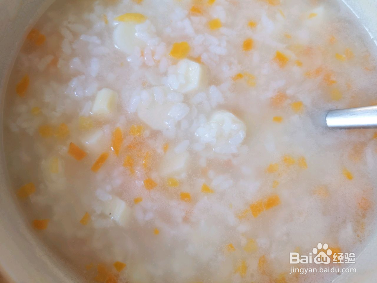 胡萝卜山药粥的做法