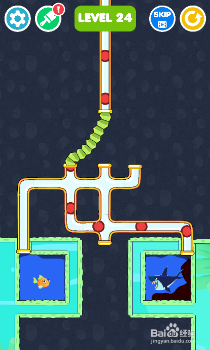 Save The Fish的LEVEL 24如何通关