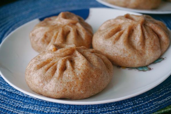 全麦南瓜粉条素包子