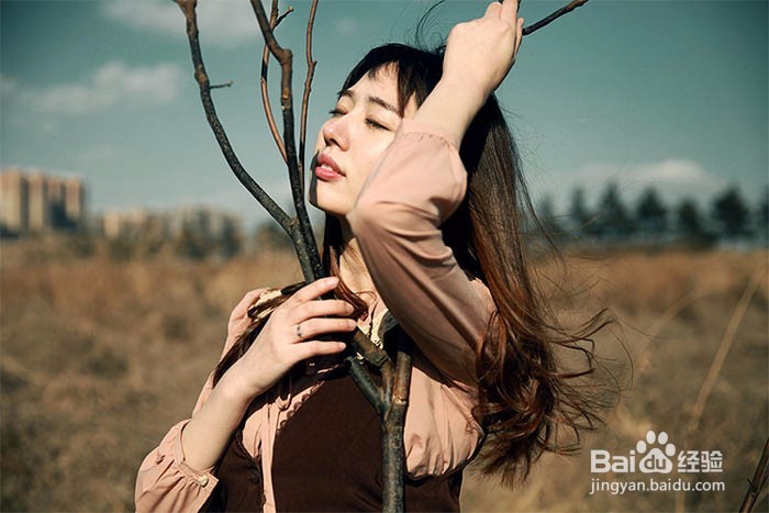 用ps为美女加上温暖的阳光色