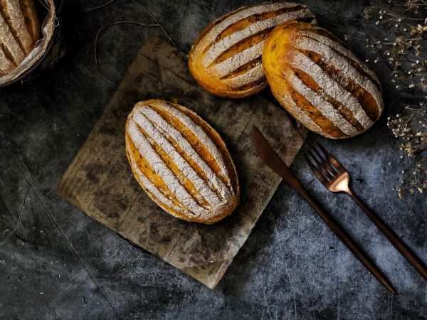 亚麻籽南瓜软欧包