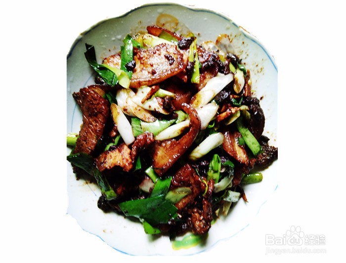 四川豆豉蒜苗回锅肉的做法