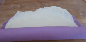 紫薯双色卷做法