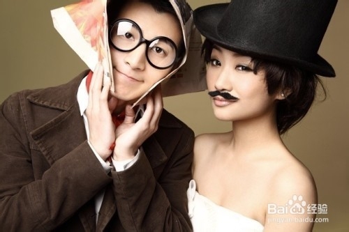 90后个性婚纱照热门风格