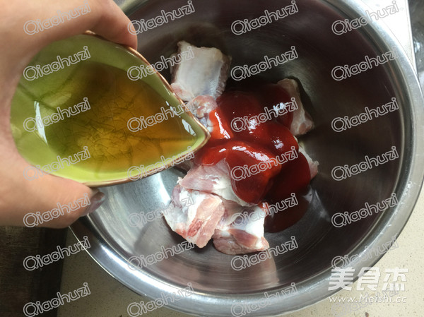 酱香烤小排的做法