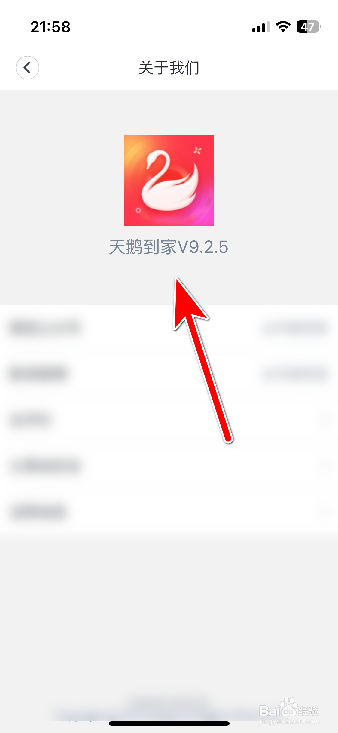 天鹅到家如何查询当前系统的版本号