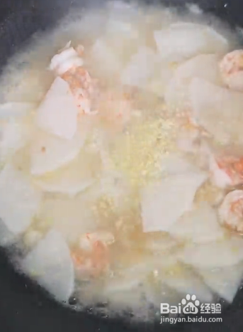 萝卜烩虾仁怎么做?