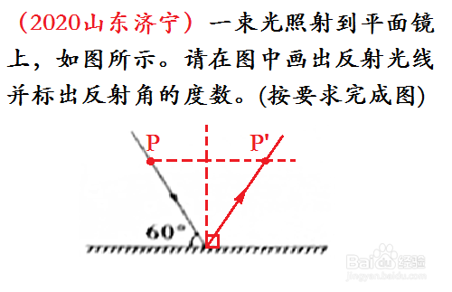 教你只用刻度尺准确完成反射光线作图