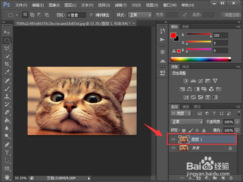 Photoshop cs6怎么旋转图片?