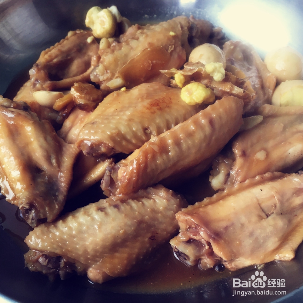 教你简单的做鹌鹑蛋卤水鸡翅!