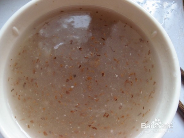 桂花藕粉的功效与作用