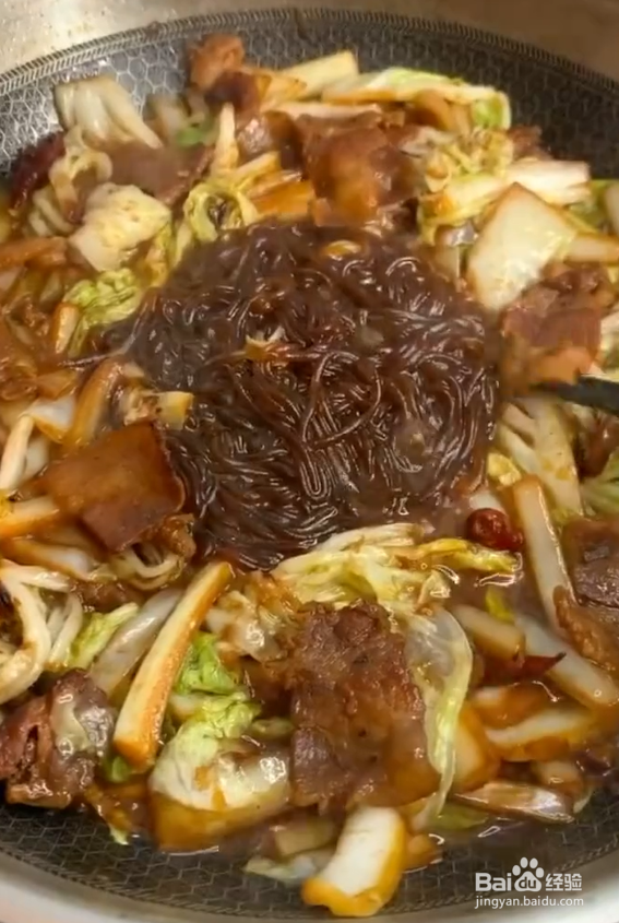 白菜炖粉条怎么做？