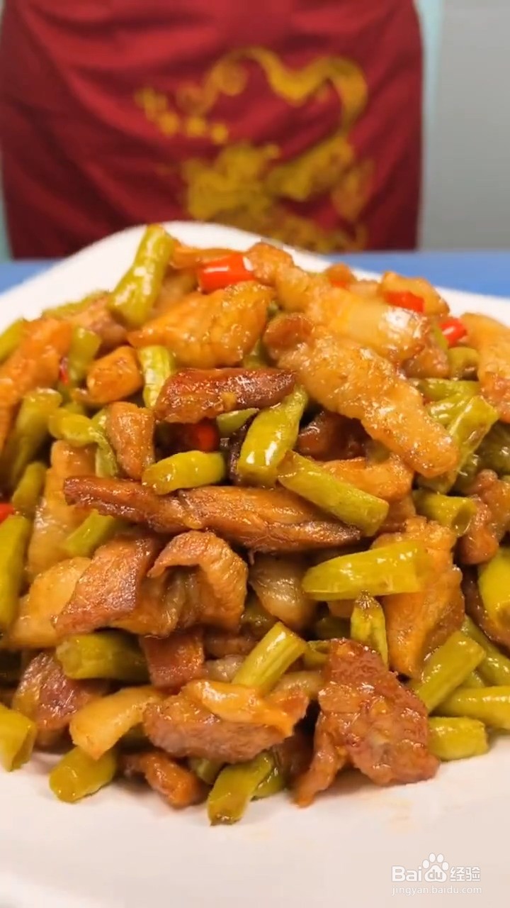 怎么做酸豆角炒五花肉