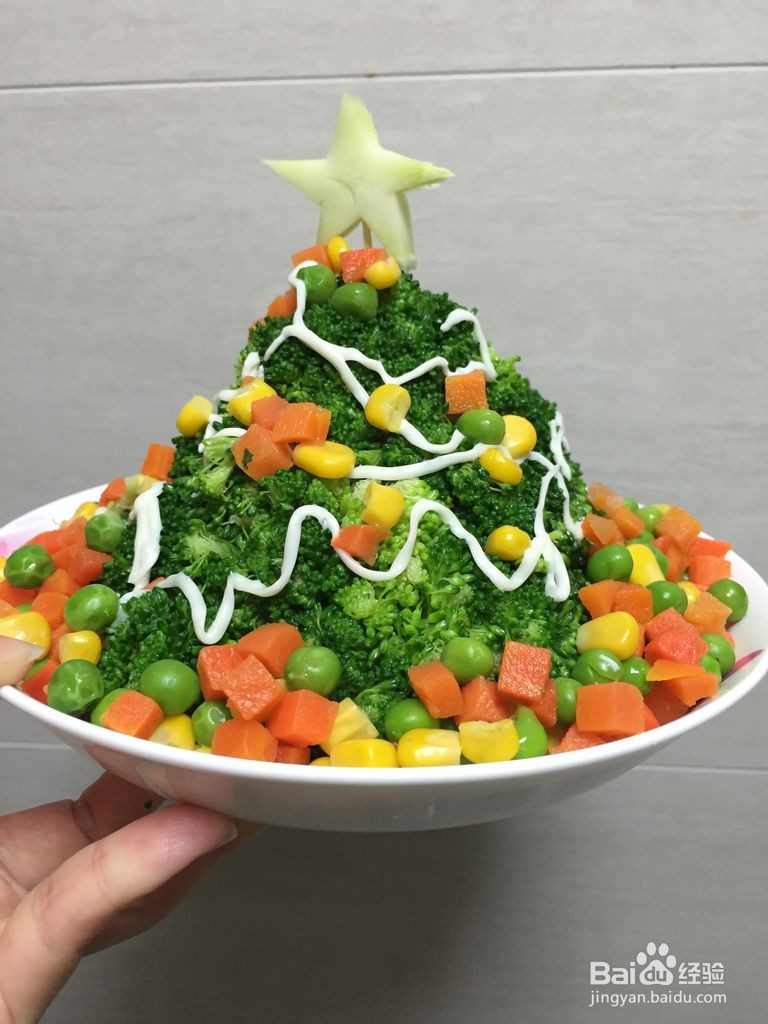 缤纷圣诞树的做法