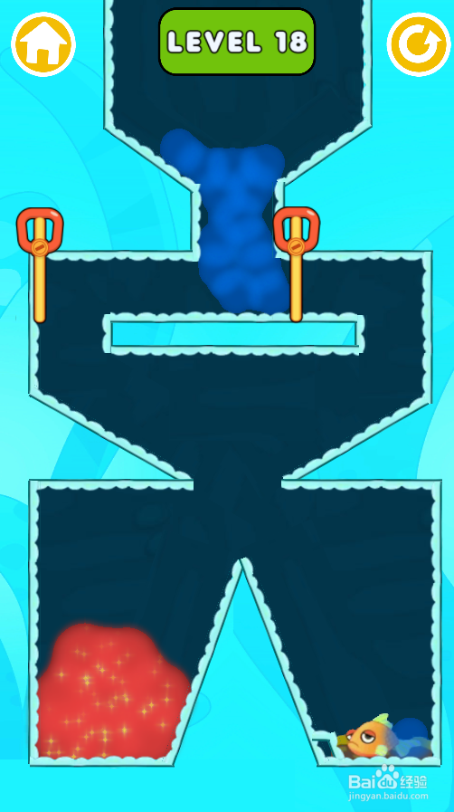 Pull Pins Rescue Fish的Level 18怎样通关?