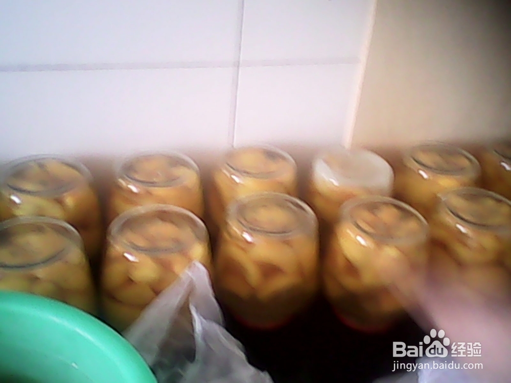 制作糖水桃罐头的方法