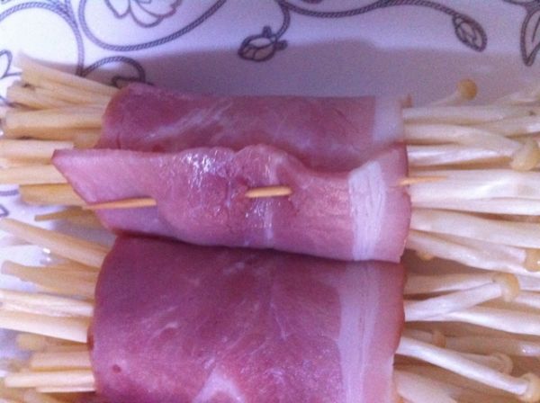 培根金针菇手卷