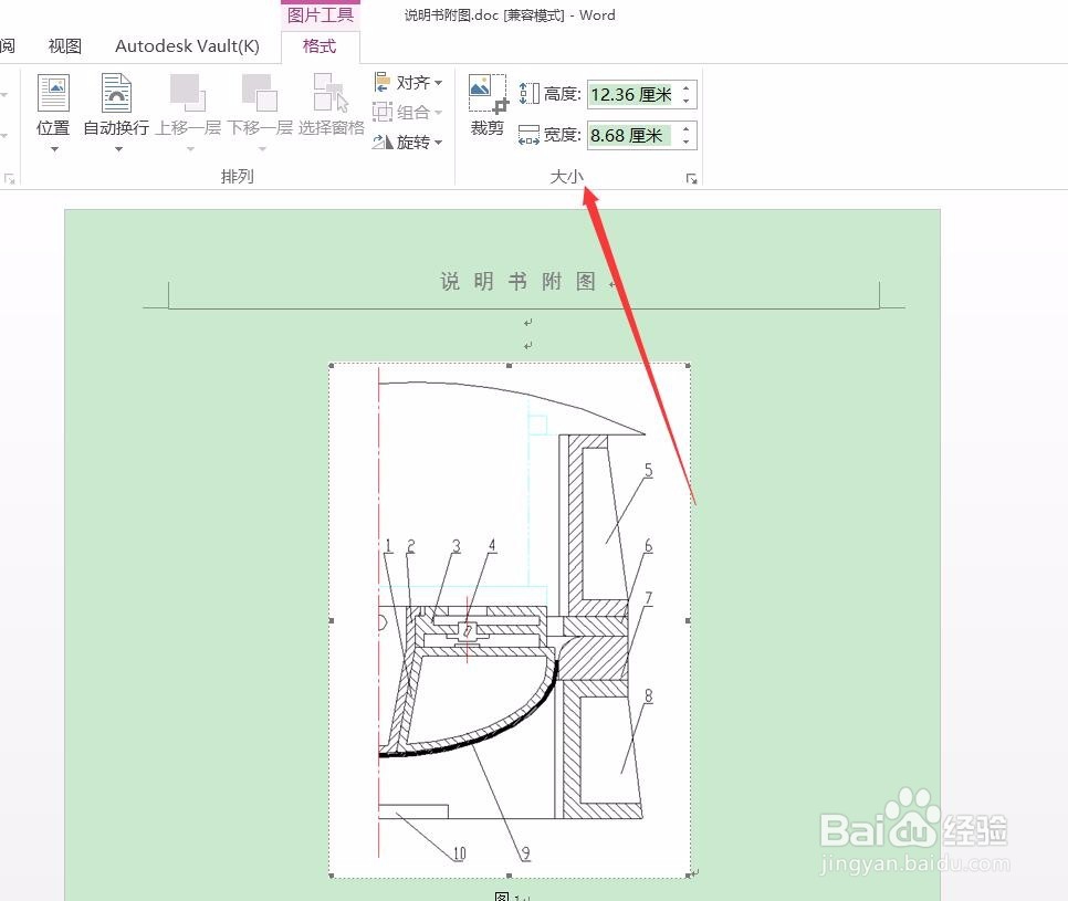 Word2016如何精确编辑图片尺寸