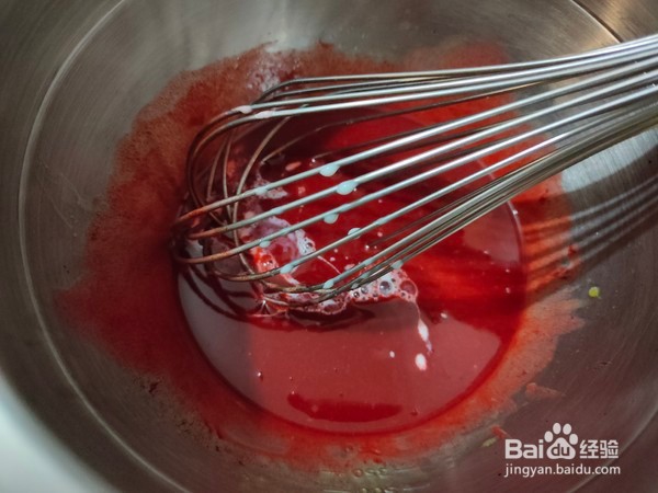 红丝绒戚风蛋糕的做法