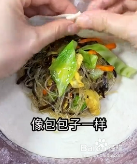 如何烙出营养美味的粉丝包菜盒子？