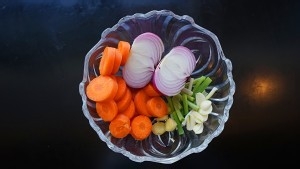 养生食补羊肉手抓饭的做法
