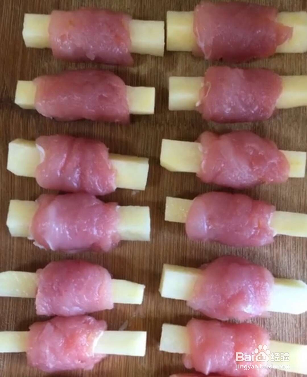 糖醋里脊土豆条的制作方法及步骤图示