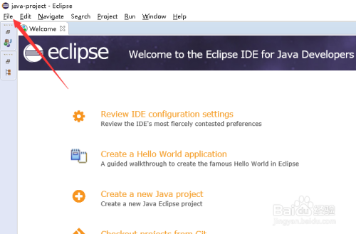 怎么用eclipse新建一个java项目