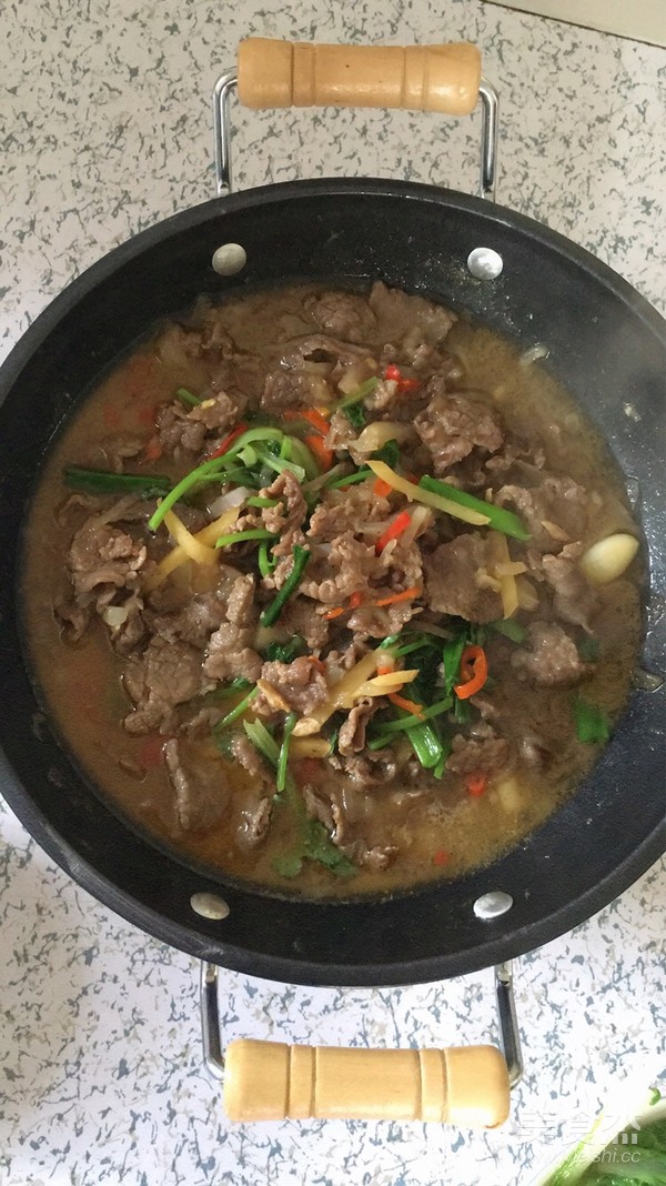 小炒黄牛肉的做法
