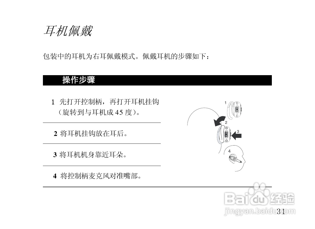 摩托罗拉HS850蓝牙耳机使用说明书:[4]