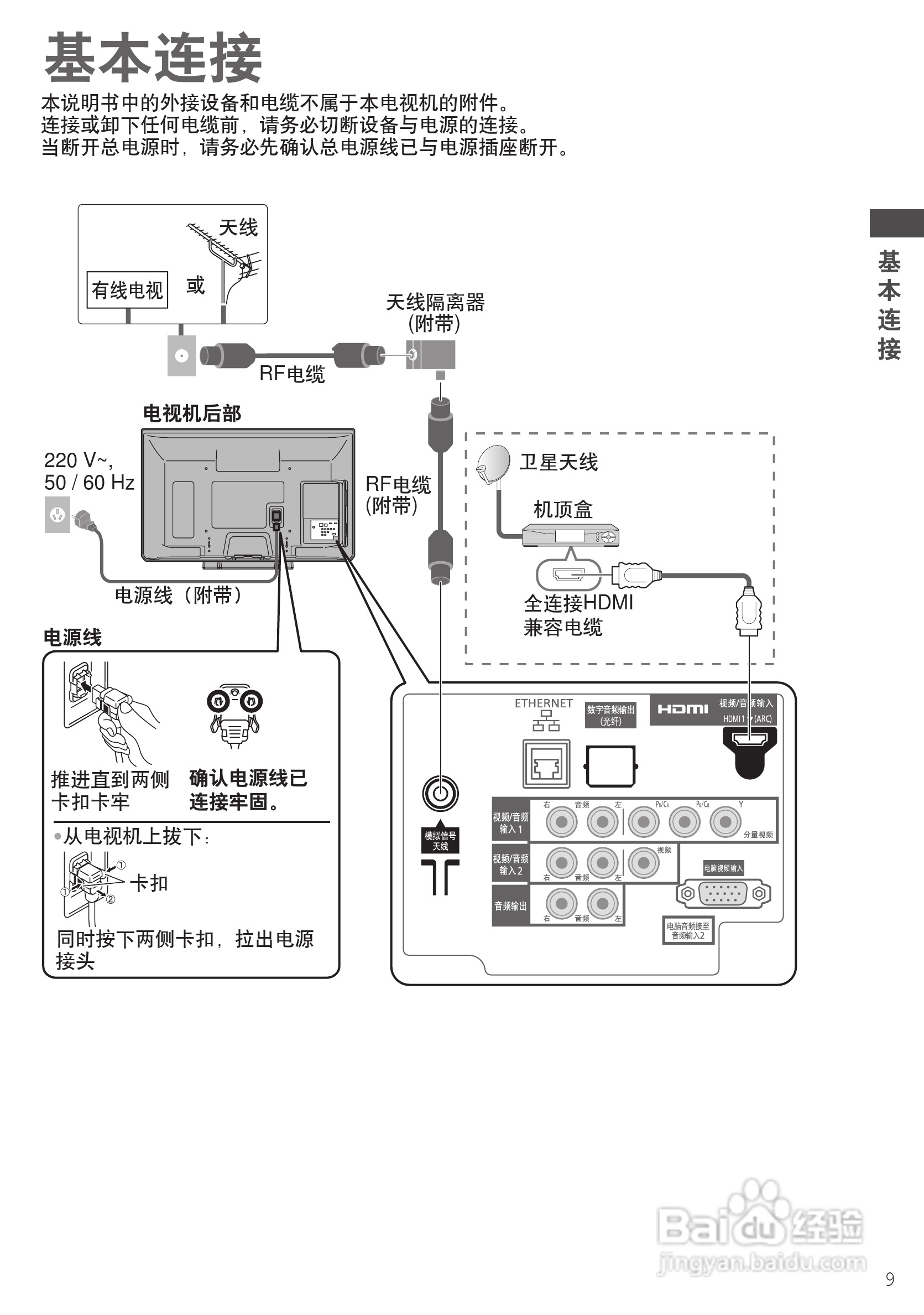 松下电视遥控说明图解图片