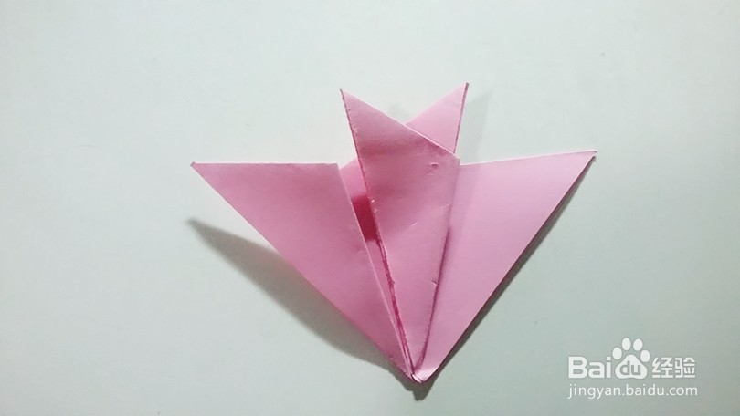 教师节的礼物------如何彩纸折叠一朵康乃馨