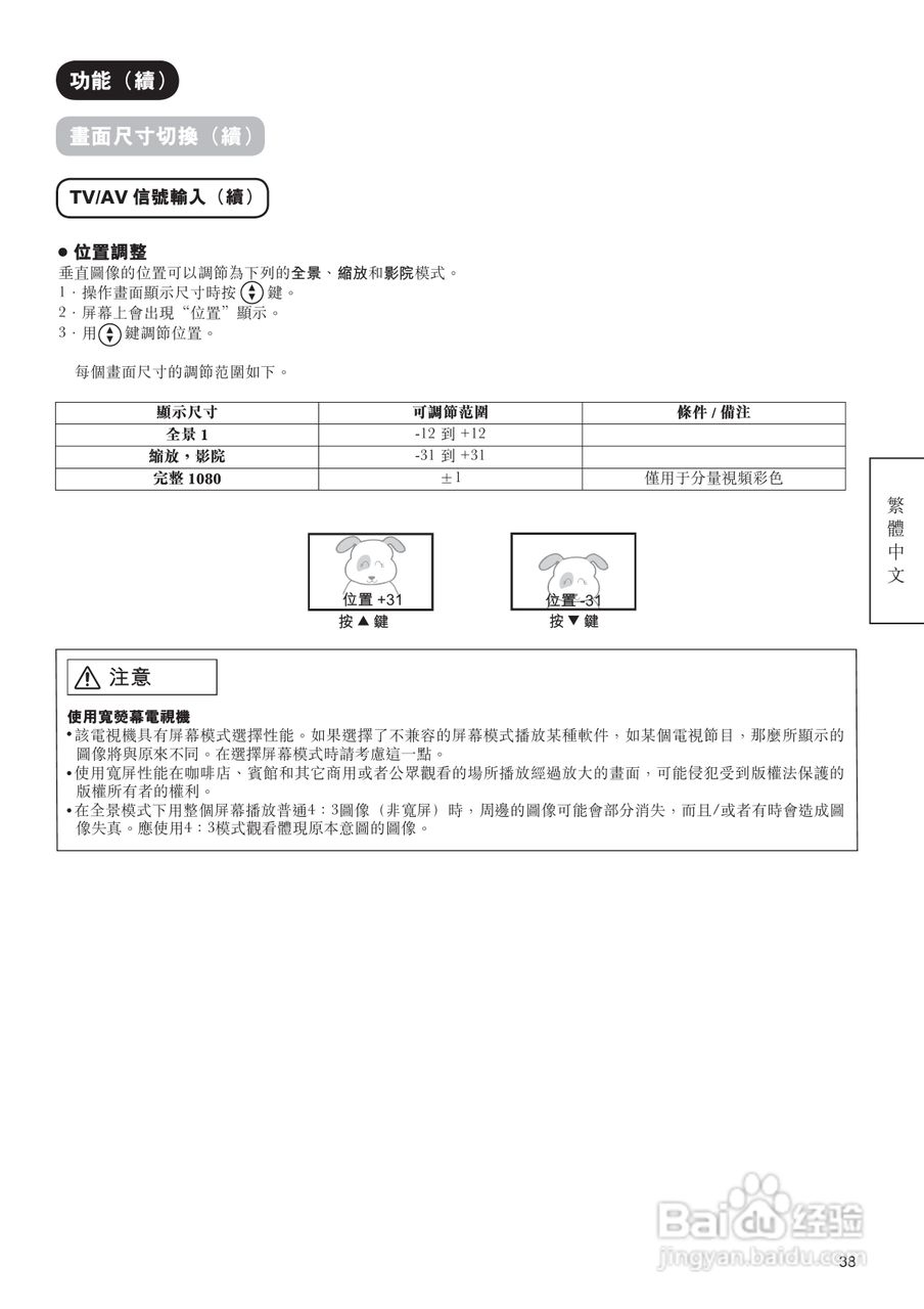 日立牌42PD9800TA型等离子电视机使用说明书:[5]
