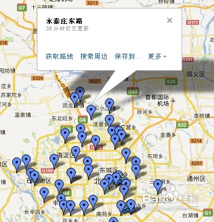 北京积水地图