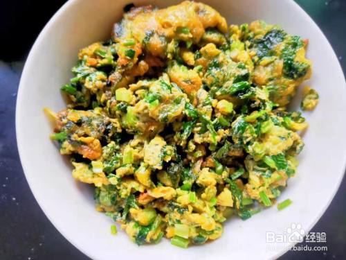 怎么做香菜炒鹅蛋