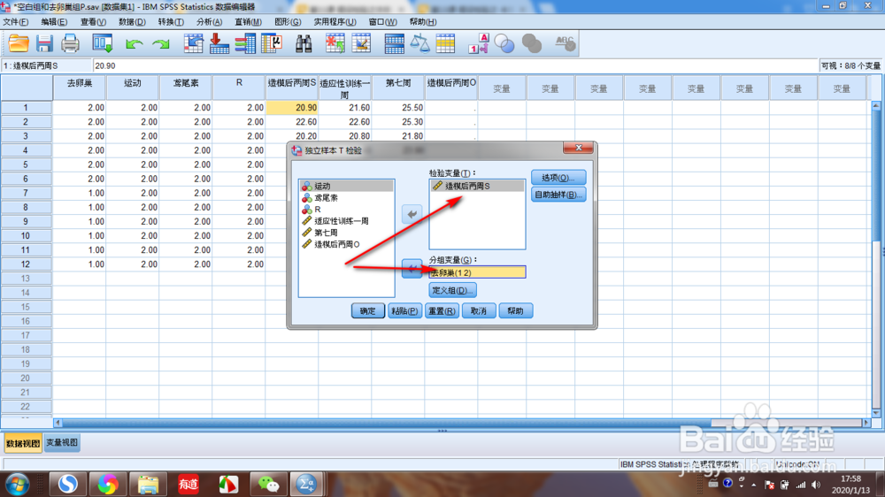 SPSS如何进行独立样本的T检验和方差分析（上）