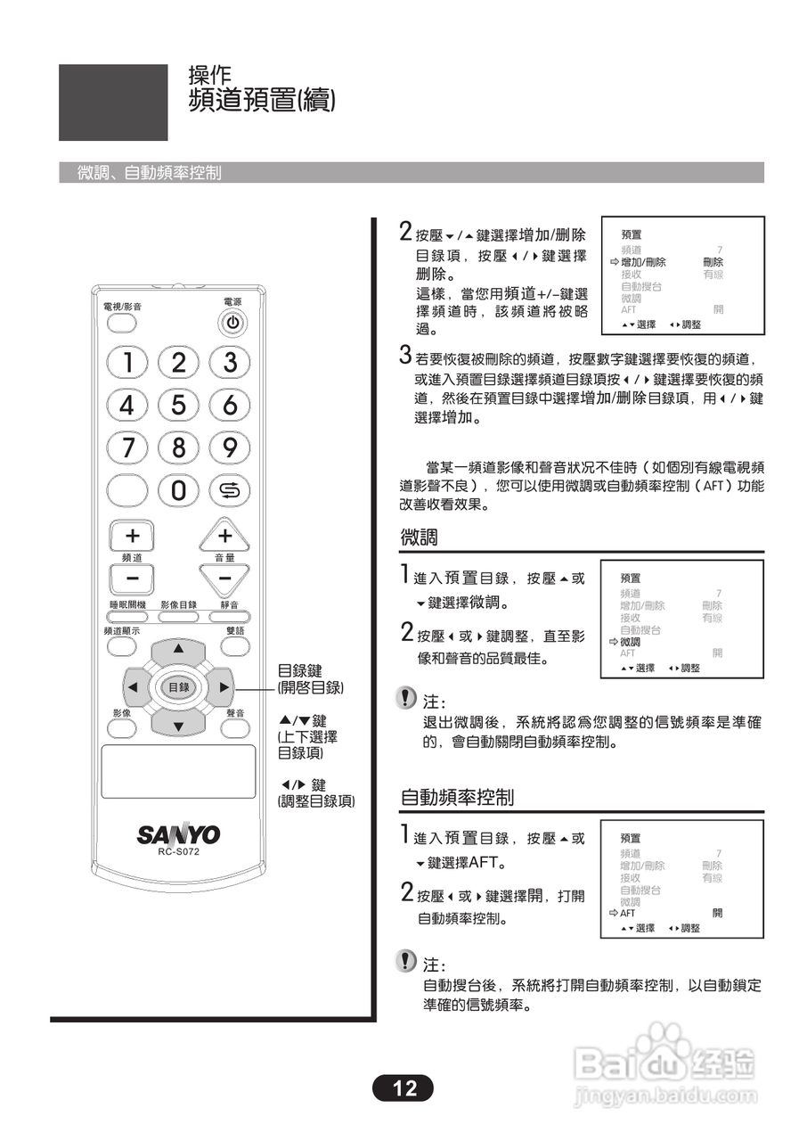 三洋ST-21FH6彩电使用说明书:[2]